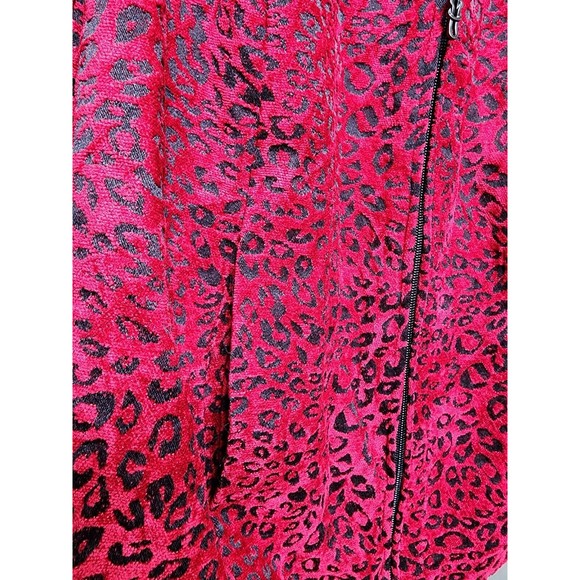 Molly & Max Red Leopard Print Jacket Size 2X - Picture 3 of 8